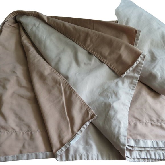 Vintage Bedding Vintage King Size Reversible Sheet Set Brown Or